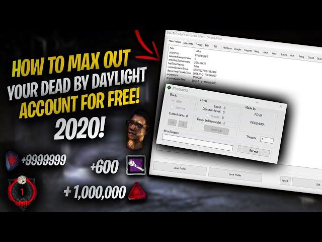 *FREE* DBD 4.1.2- How To Get Legacy, Bloodpoints, Max Prestige, Shards, Ranking and (MORE!)