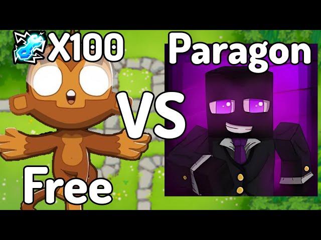 X100 Ultraboosted Free Dart Monke VS. Mr. Ender Paragon