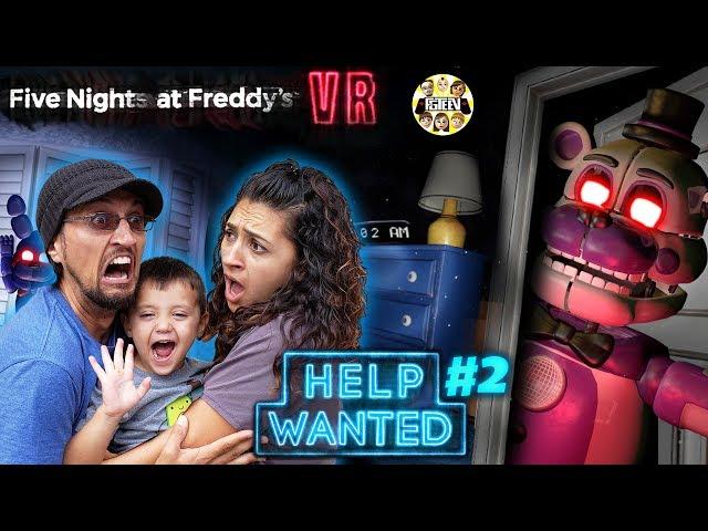 FIVE NIGHTS at FREDDY's HELP WANTED #2! Mom Plays & We GLITCHED the GAME! (FGTEEV FNAF Real Life?)