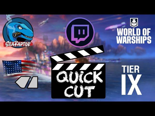 World of Warships - Quick Cut: Tier IX American Cruiser USS Seattle (Ranked Gameplay)