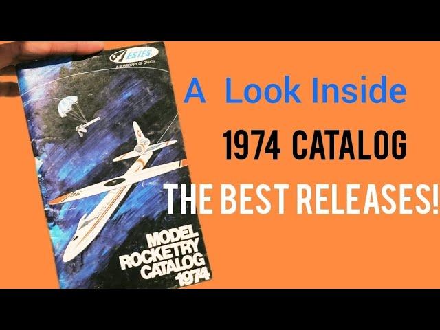 1974 Estes Model Rocket Catalog EVERY ROCKET #reveal #rocketry