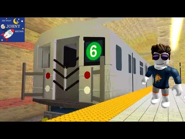 Johny Rides MTA Subway Trains On Roblox