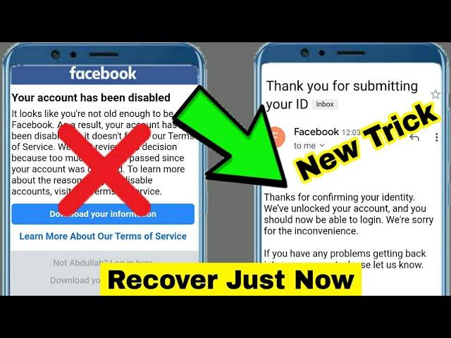 How To Recover Disabled Facebook Account 2022 | Technical Mukhlees