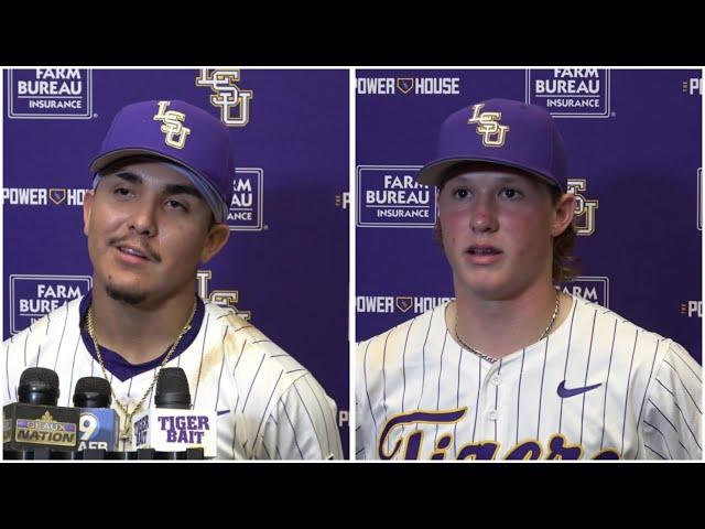 LSU Steven Milam & Zac Cowan WIN over NDSU postgame