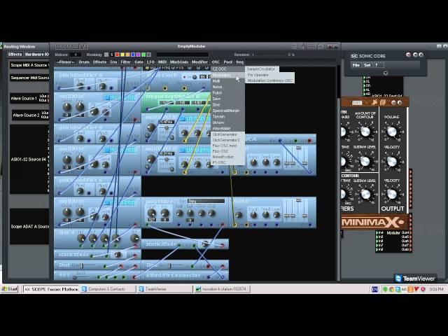 Faxi Nadu - Sonic Core Modular Tutorial - Building a Classic 3 Osc Synth with Modular