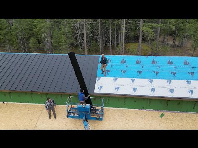 TRYING To Beat The RAIN - Installing A Standing Seam Metal Roof On Our BARNDOMINIUM