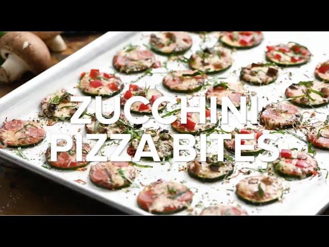 Zucchini Pizza Bites