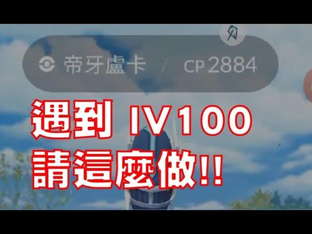 Pokemon Go - 遇到100神獸，請這樣做，比較好抓~~