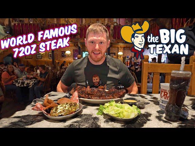 WORLD FAMOUS BIG TEXAN | 72oz STEAK | LEGENDARY CHALLENGE