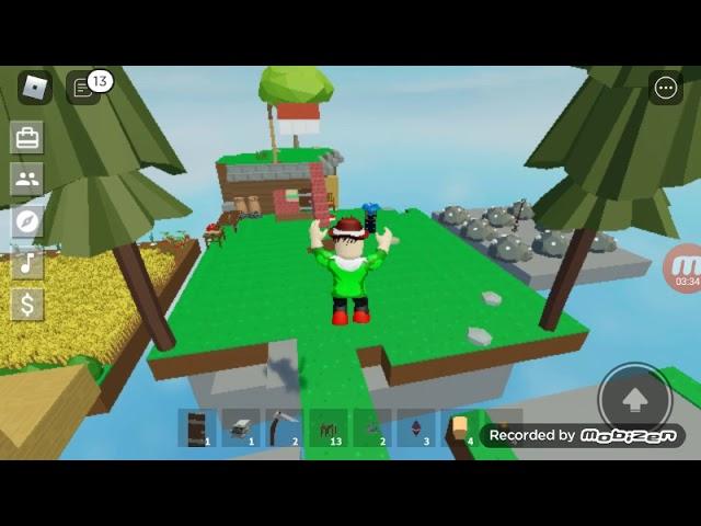 HOW TO GET BLUEPRINT ON SKYBLOCK ROBLOX  + island tour