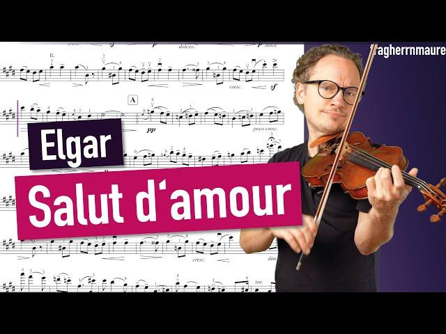 Elgar: Salut d'amour | Violin Sheet Music | Playalong