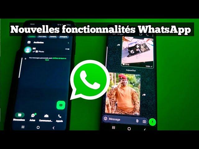 Nouvelles fonctionnalités WhatsApp 11/24