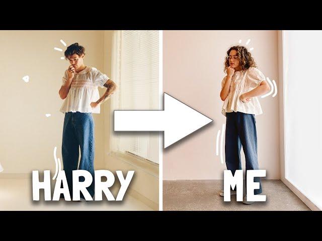 I Recreated Harry Styles' Outfit! (DIY Challenge)