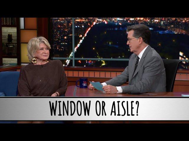 Martha Stewart Takes The Colbert Questionert