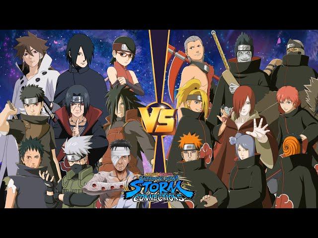 【Sharingan Team VS Akatsuki Team Marathon battle】 NARUTO X BORUTO Ultimate Ninja STORM