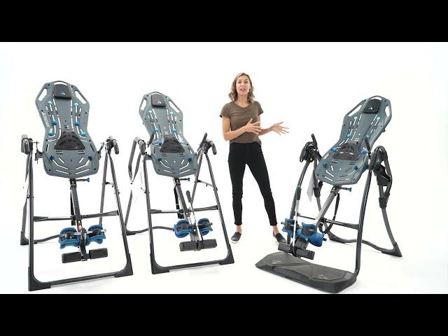 Inversion Table Comparison: Teeter FitSpine X1, X3 and LX9