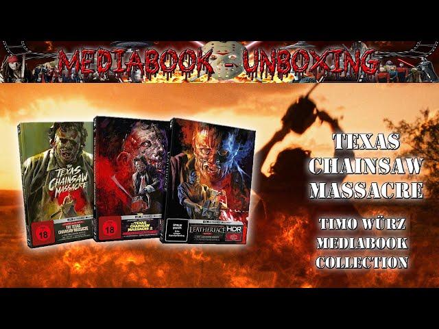 Unboxing -TEXAS CHAINSAW MASSACRE 1+2 // LEATHERFACE - Timo Würz - Mediabooks von Turbine