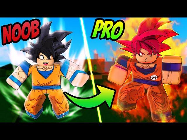 Going From NOOB To PRO As SSG Goku In Dragon Blox Ultimate