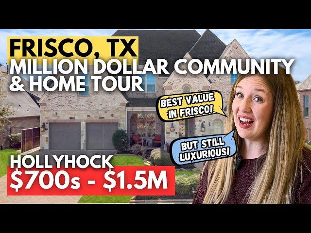 LUXURY COMMUNITY & $1M DREAM HOME in Dallas's BEST Suburb | Tour Hollyhock in Frisco, TX