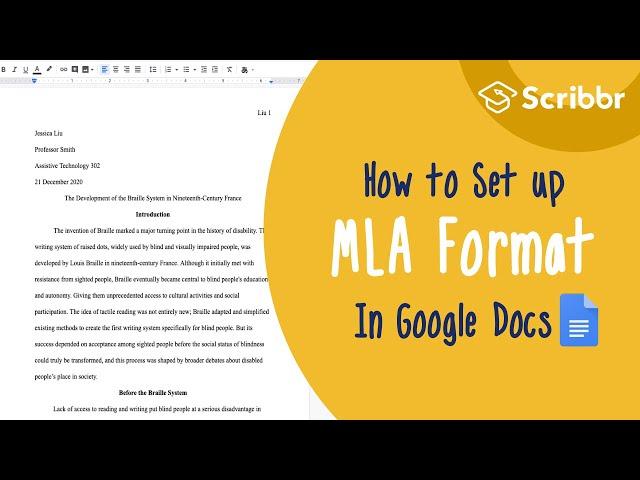 Setting up MLA Format Paper in Google Docs Step-by-Step (2020) | Scribbr 