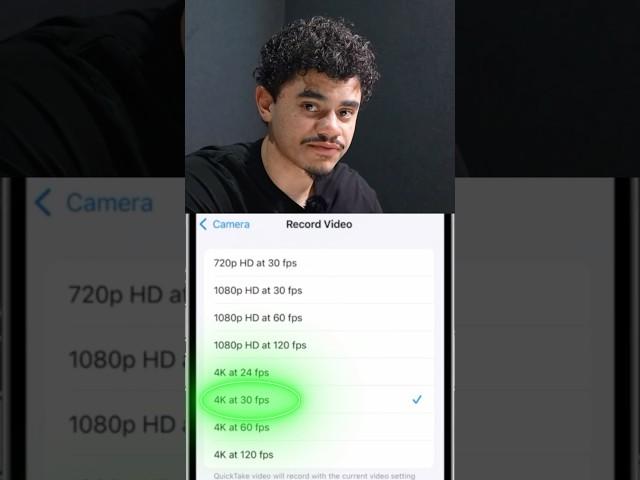 The BEST Video Settings For IPHONE
