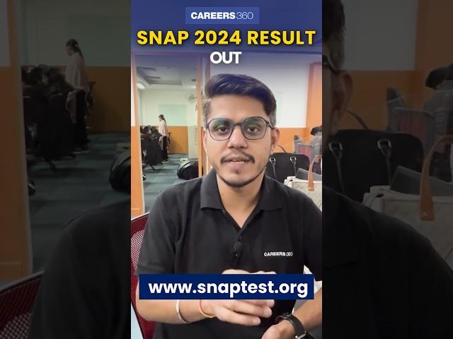 SNAP 2024 Result Out | Know your Scorecard #exam #snapexam #result #mba