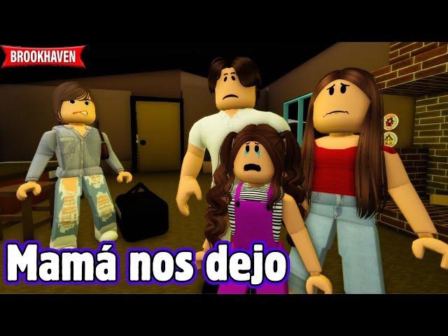 MAMÁ NOS DEJO | Brookhaven rp | Mini Pelicula - Historia de Roblox