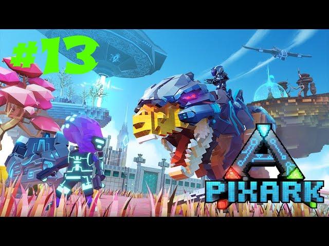 PixARK Skyward #13 Костяной Рекс и Трицератопс