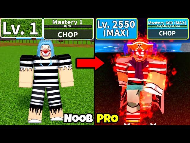 Beating Blox Fruits as Buggy! Lvl 0 to Max Lvl Full Human v4 Awakening Noob to Pro in Blox Fruits!