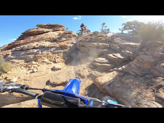 5 Miles of Hell on a YZ125 - 49min Utah's Hardest Dirtbike Trail