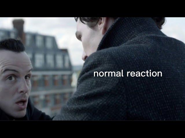 sherlock but it's just moriarty irritating him