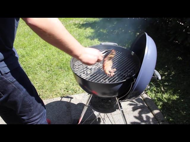 КАК РАЗЖЕЧЬ УГОЛЬНЫЙ ГРИЛЬ-БАРБЕКЮ (WEBER ORIGINAL KETTLE 47 cm). КАК ПРИГОТОВИТЬ СТЕЙК НА ГРИЛЕ