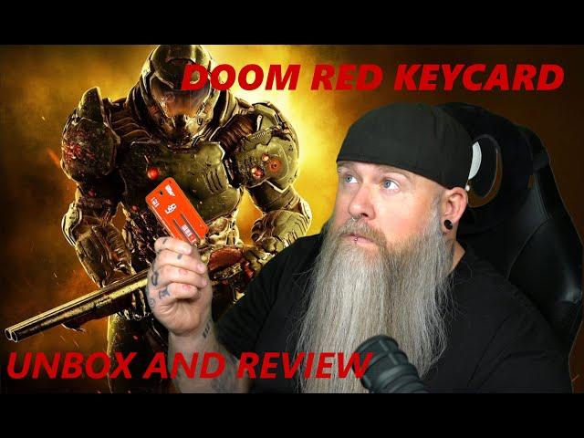 Doom Limited Edition Red Key Card Replica Unboxing and Review