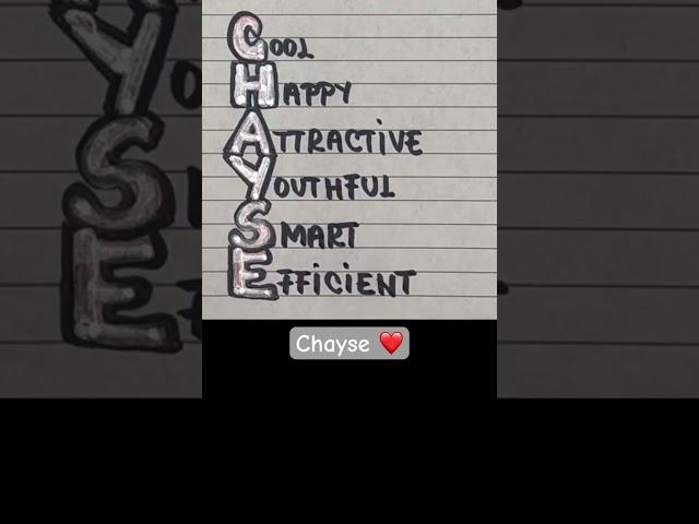 Meaning of the name CHAYSE #meaning #name #chayse