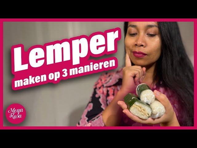 Lemper: Discover the secret of this authentic Indonesian snack with spiced chicken step-by-step!