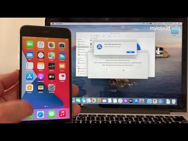 Mina Meid Activator 1.8 Bypass icloud with calls for all MEID Global checkra1n devices