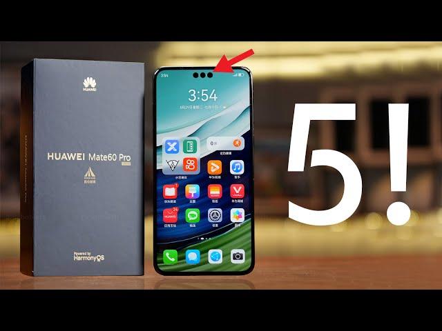 Huawei Mate 60 Pro - TOP 5 FEATURES