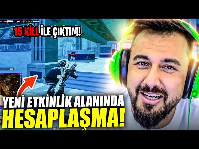 YENİ ETKİNLİK ALANINDAN 15 KİLL İLE ÇIKTIM! | PUBG MOBILE