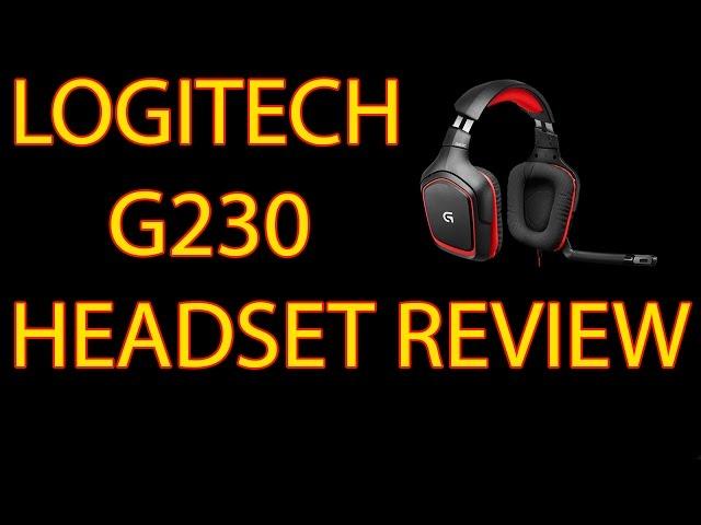 Logitech G230 Gaming Headset Review + Microphone Test Stereo Gamer Headphones Overview