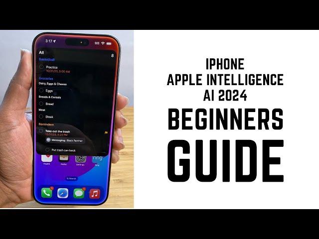 iPhone Apple Intelligence AI 2024