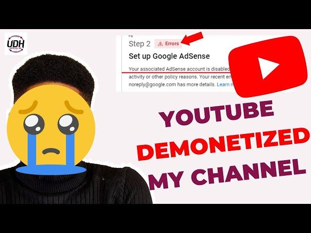 ALERT: Youtube DEMONETIZED My Channel | Why And What I Did.