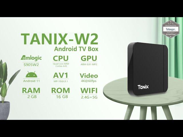 Tanix W2-A Android TV Box - Amlogic S905W2 - Android 11 - Dual Wi Fi - Alice UX - Unboxing