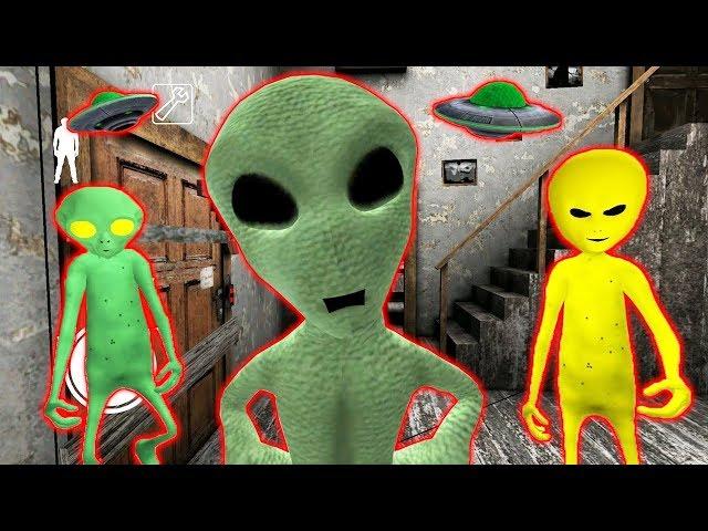 ТАЙНОЕ Убежище ПРИШЕЛЬЦЫ СОСЕДИ ГРЕННИ Зона 51 - Alien Neighbor Area 51 Escape Granny ДЕЛАЮ КОНЦОВКУ