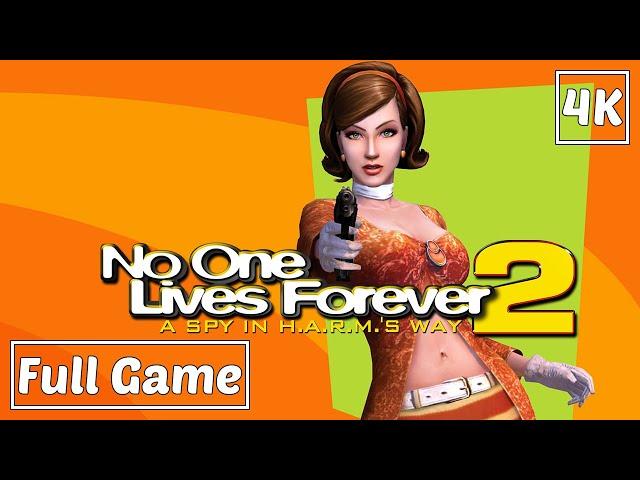 No One Lives Forever 2: A Spy in H.A.R.M.'s Way | Full Game [4K]