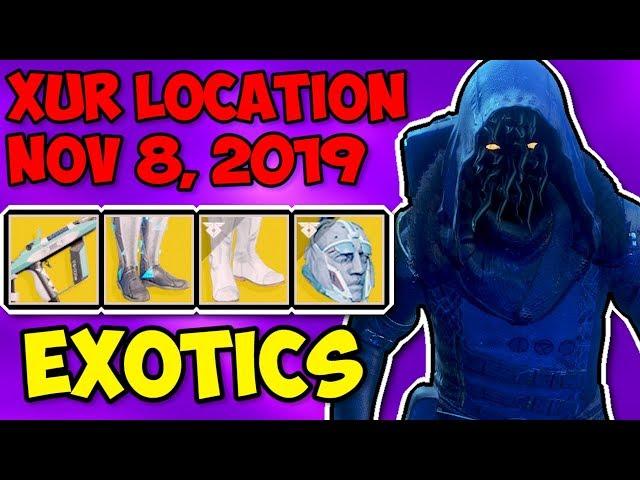 Destiny 2 Xur Location & Exotics - November 08, 2019