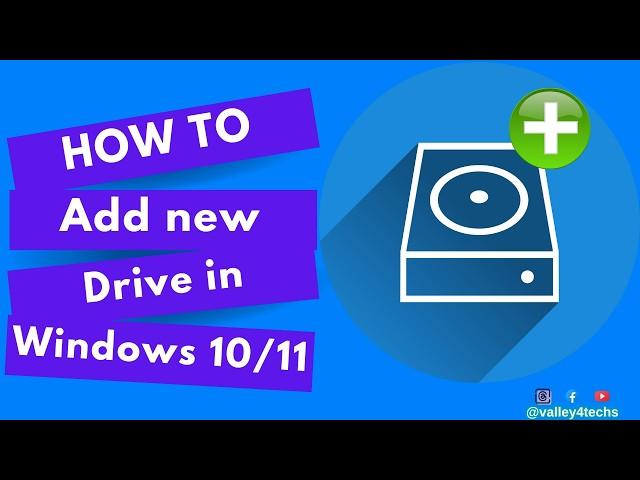 How to Create New Drive on Windows 10 & Windows 11 | Resize C Drive and Create Partition