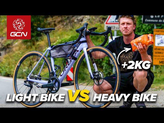 How Much Faster Are Lighter Bikes?