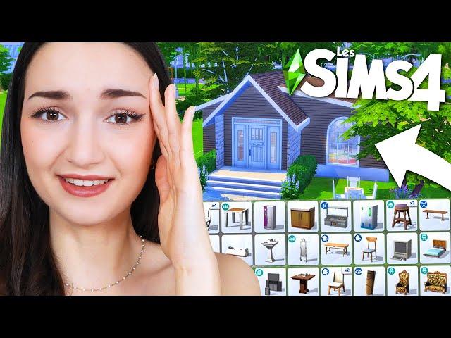 Ma simette a choisi toute seule ses meubles ! Je construis avec  | Challenge Sims 4