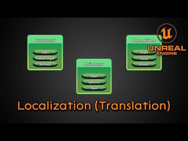 Localization (translation) - Unreal Engine 5 beginner tutorial