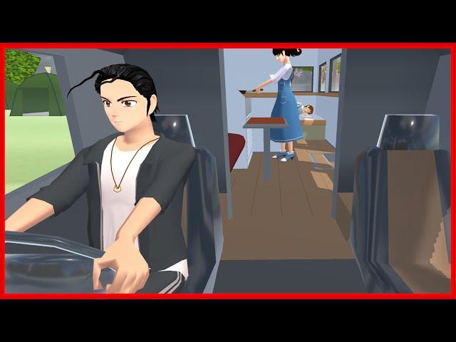 Life in a Campervan || SAKURA School Simulator